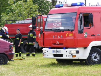 Pokazy strażackie w Gołaszynie