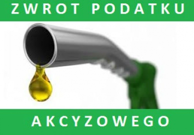 Od 2016 roku - 1zł zwrotu akcyzy od litra zużytego paliwa na cele produkcji rolnej!