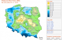 Mapa stanu wskaźnika KBW w maju i czerwcu 2016